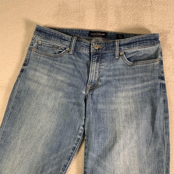Lucky Brand Jeans Womens 12/31 Light Wash Sweet Straight Blue Denim Casual - Picture 2 of 14
